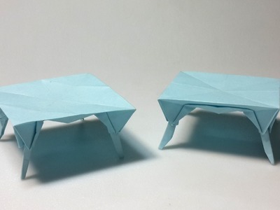 Easy Origami table tutorial