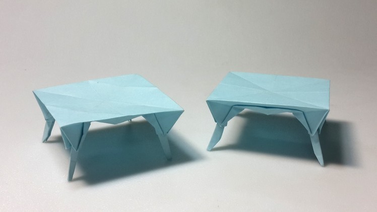 Easy Origami table tutorial