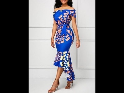 Exquisite #African Print Dresses And Styles 2018: Beautiful And Fashionable Dresses