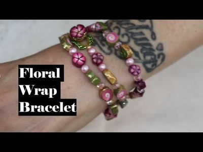 Floral Wrap Bracelet