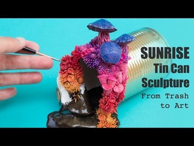 From Trash to Art - Speed Sculpting of "Sunrise"