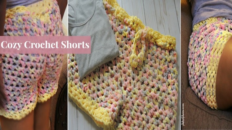 How to Crochet Shorts -Cozy Crochet Shorts