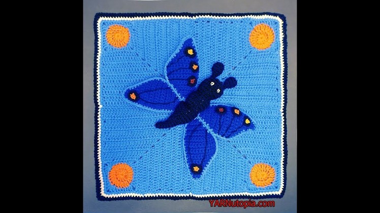 How to Crochet Tutorial: DIY Butterfly Lovey by YARNutopia