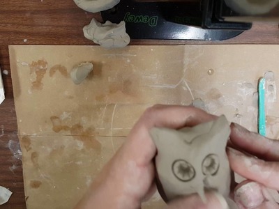 How to make a clay owl