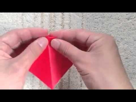 How to make a origami Tomato