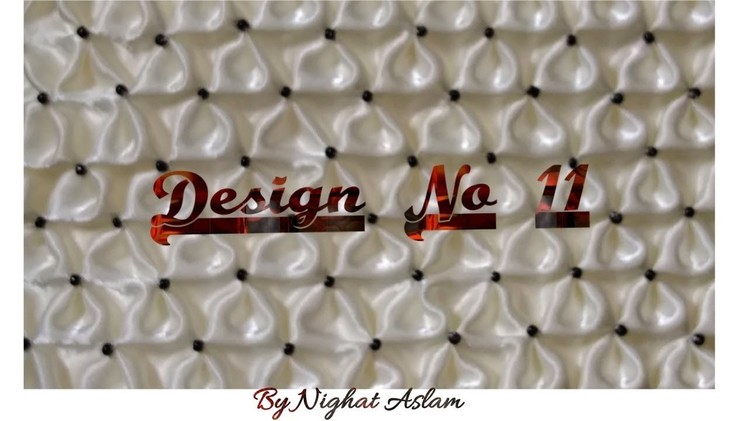 How to make canadian smocking cushion cover Design 11 urdu