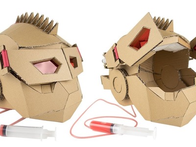 How To Make Transformers Hydraulic Mask - Cardboard
