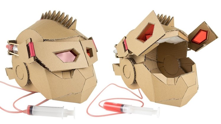 How To Make Transformers Hydraulic Mask - Cardboard