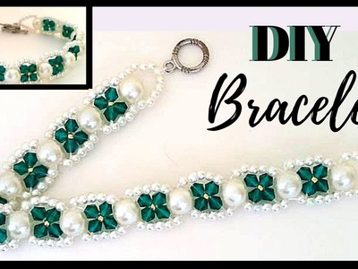 How to transform a simple beaded bracelet into adorable bracelet. Diy beaded bracelet  unique design