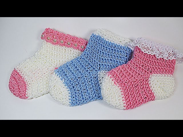 How yo make Crochet baby socks ????