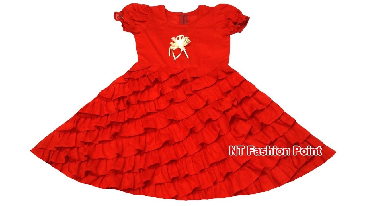 baby girl dress cutting
