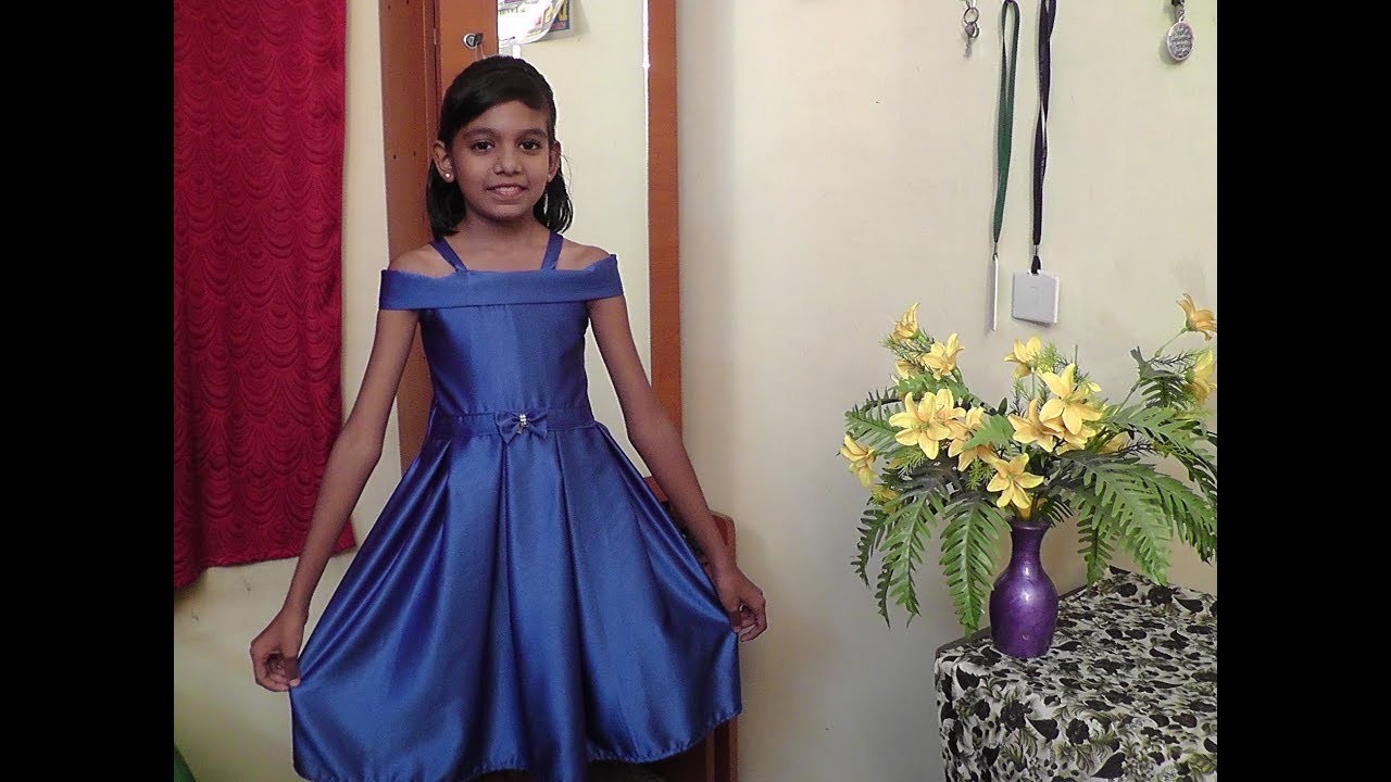 off shoulder dress cutting