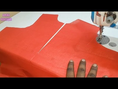 Kurta Patti Cutting and Stitching in Very Simple Method