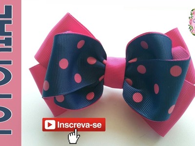 Laço Emely 3.8 cm ???? Ribbon Bow ???? DIY by Elysia Handmade