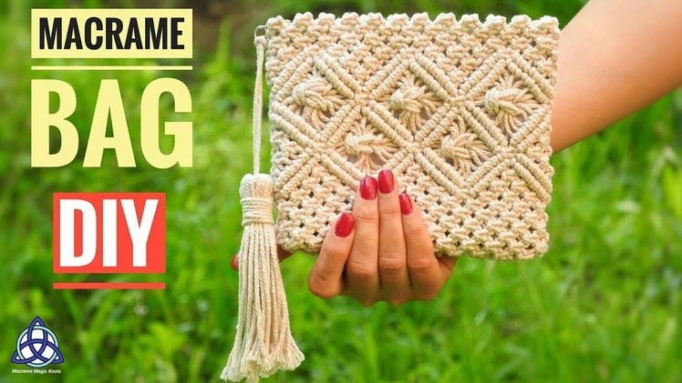 Macrame Bag Tutorial - DIY Macrame Wallet for Girls