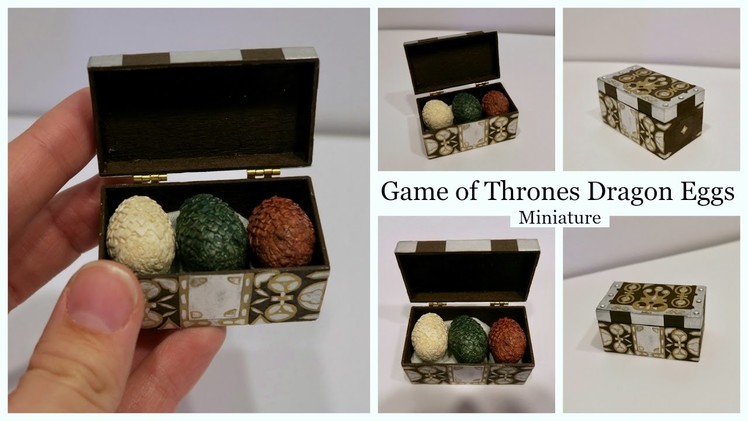 Miniature Game of Thrones Dragon Eggs Tutorial