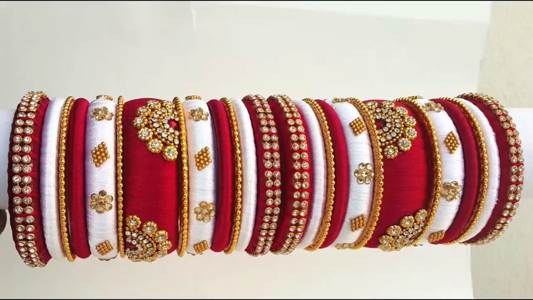 My over all silk thread bridal bangles set collection part -5