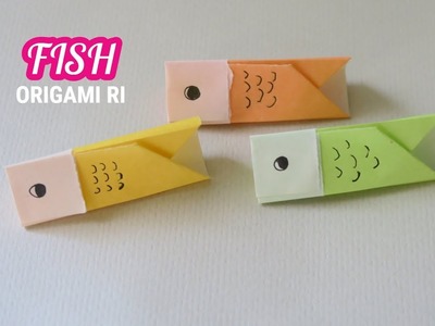 Origami fish 摺紙教學- 魚仔