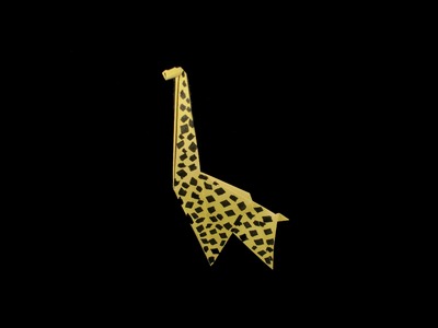 Origami Giraffe (easy) - Tutorial [HD]