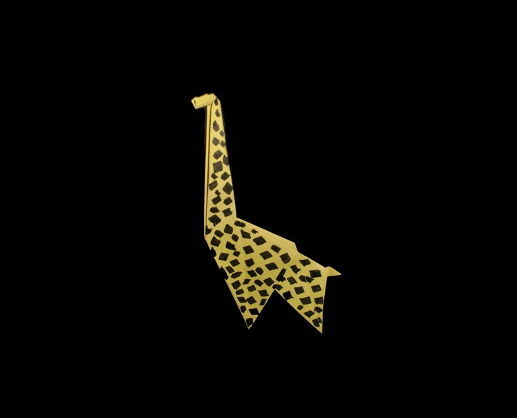 Origami Giraffe (easy) - Tutorial [HD]