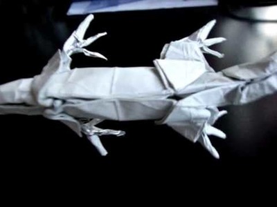 Origami Lizard (Komodo Dragon)