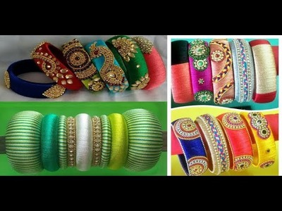 Party Wear Silk Thread Bangles Collections