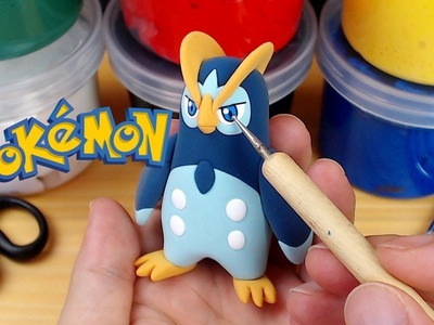 Piplup evolves? Making Prinplup (Pokémon) in Clay step by step