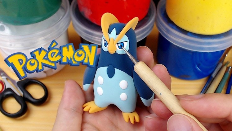 Piplup evolves? Making Prinplup (Pokémon) in Clay step by step