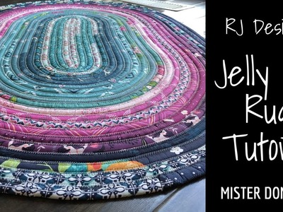 RJ Designs' Jelly Roll Rug Tutorial with Mister Domestic
