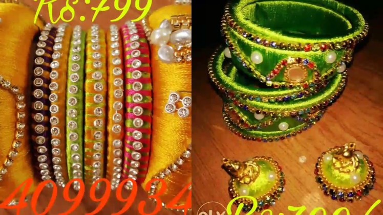 SILK THREAD BANGLES FOR SALE AT LOWEST PRICE