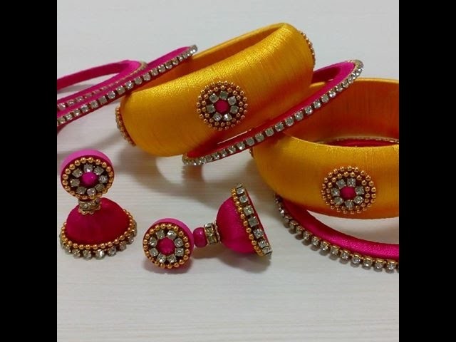 Silk thread bangles latest designs