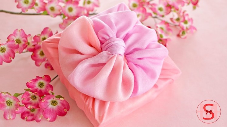 Simple & Elegant Fabric Gift Wrapping for Mother's Day