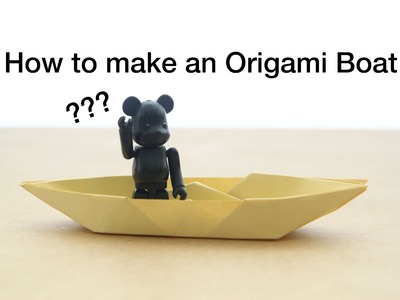 Simple Origami For Kids - Boat