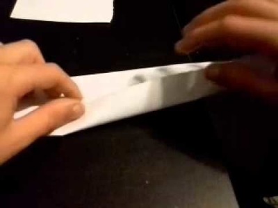 Simple origami gun