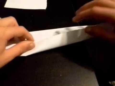Simple origami gun