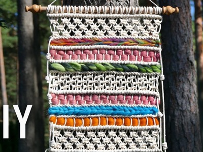 Soft Macramé Tapestry Woven Wall Hanging Tutorial
