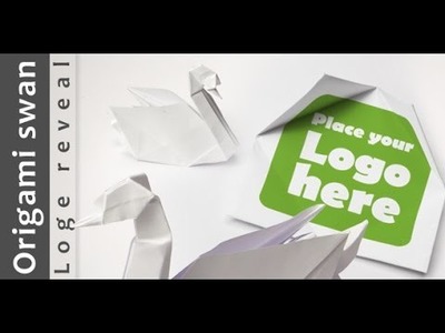 Swan origami - After effects template