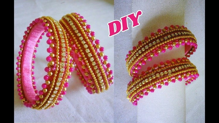 Thin side bangles - How to make this side bangles | easy making | jewellery tutorials