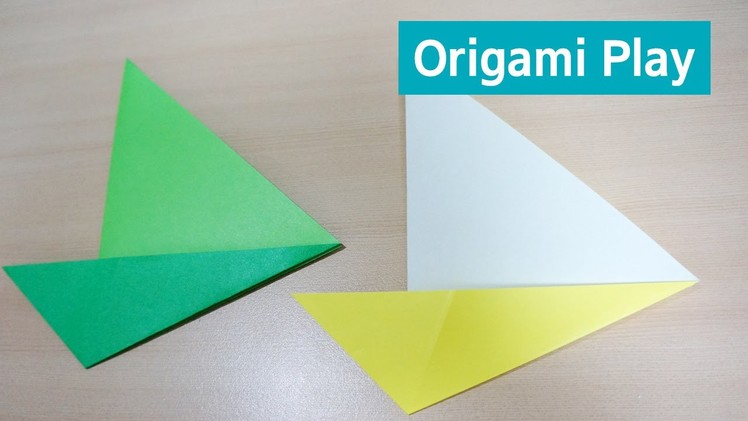 종이접기 요트 만들기 Origami Yacht