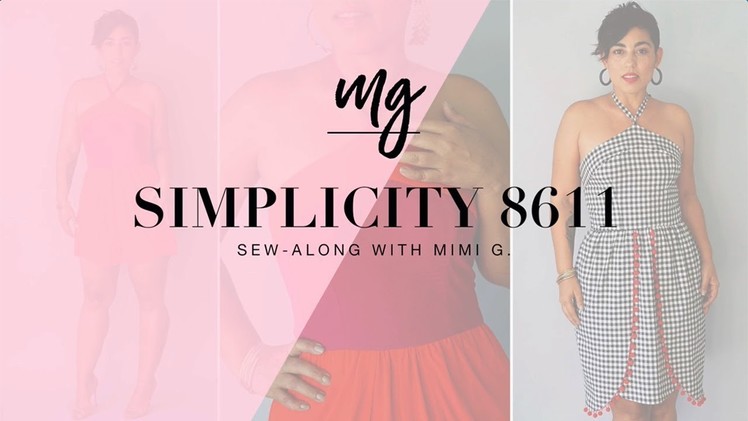 Tutorial for Mimi G Dress.Romper with Simplicity Pattern 8611