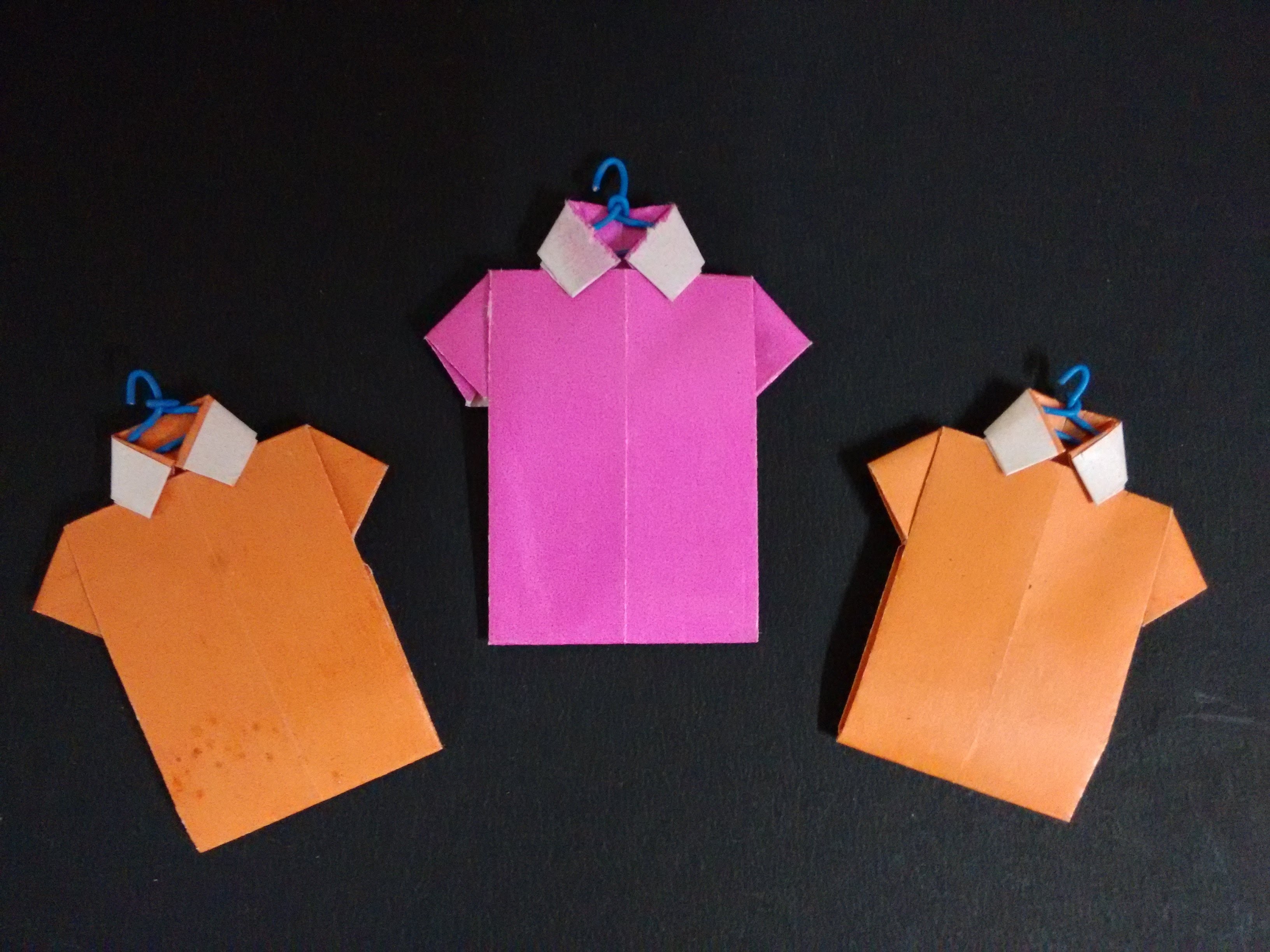 Как сделать рубашку оригами