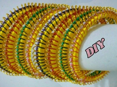 Unique design thin bangles - How to make this bangles | jewellery tutorials
