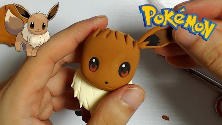 What will evolve? Sculpting Eevee Pokemon in clay