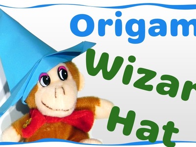 Wizard Hat origami. Hermione, are you there? Easy instructions for beginners.