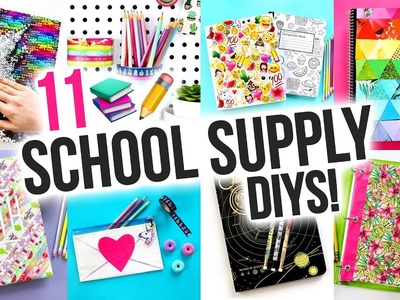 11 Back to School DIYs & Hacks! ~ How to Make Your Own School Supplies!