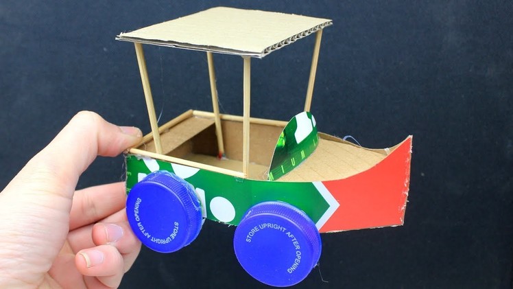 2 Easy Cardboard Boat Car Toys & Canoe | Crafts for Kids #9