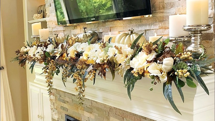 2018 Fall Mantel | How To Decorate A Mantel