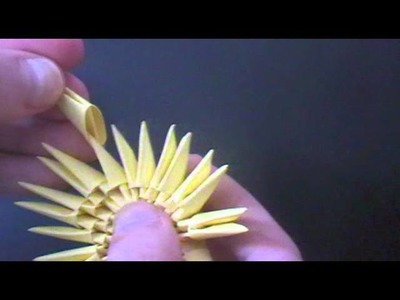 3D origami time lapse: egg