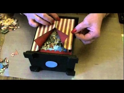 Altered Vintage Money Box - Le Cirque