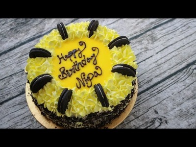 Birthday Cake Recipe Without Oven | Lemon Cake | Lemon Birthday Cake  Recipe